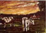 DeMelkkoeien-TheCows-Oil - 80x120cm